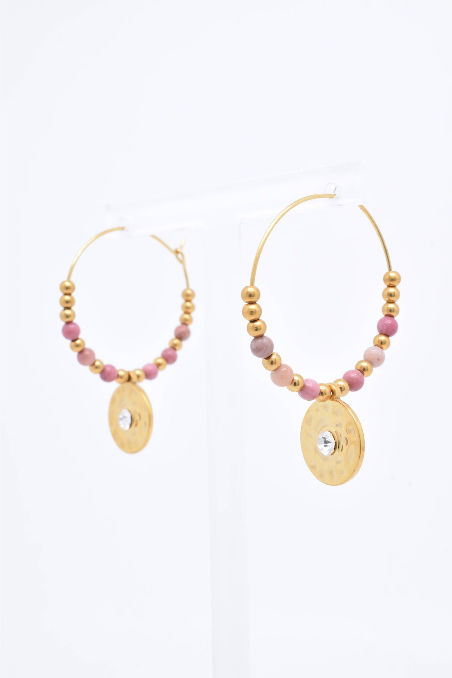 BOUCLES D'OREILLES - BO100118OR: Vert