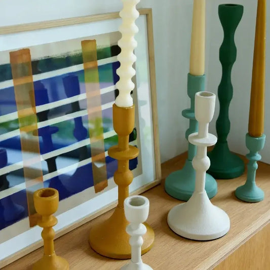 Bougeoir Solar - 31 cm - Cyprès