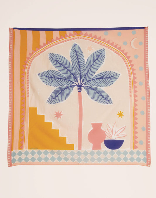FOULARD COTON BLUE SKY RIAD