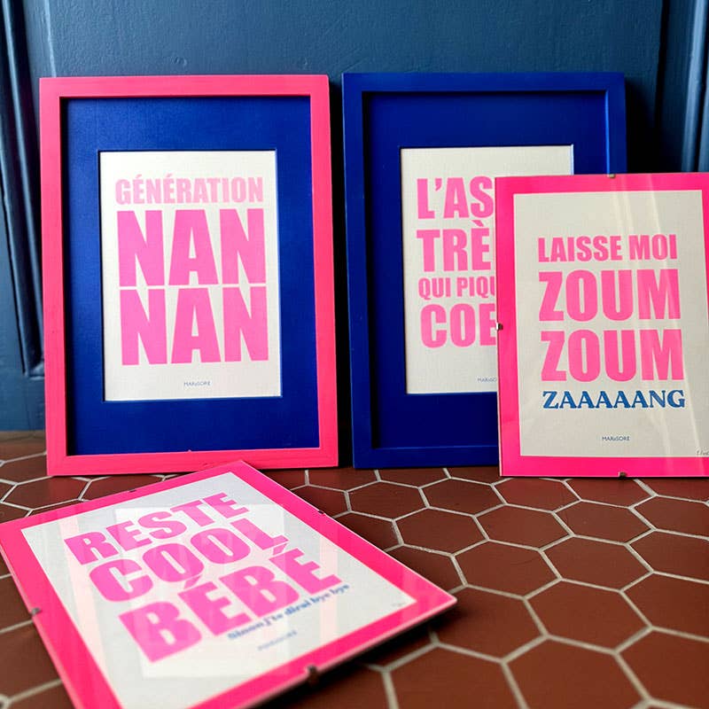 Risographie RESTE COOL BÉBÉ