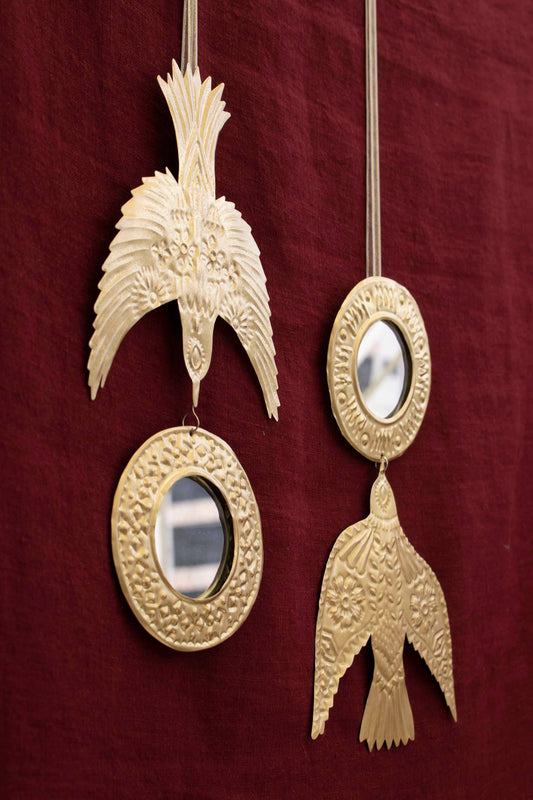 Colombes dorées - milagros mexicains - Ex-votos