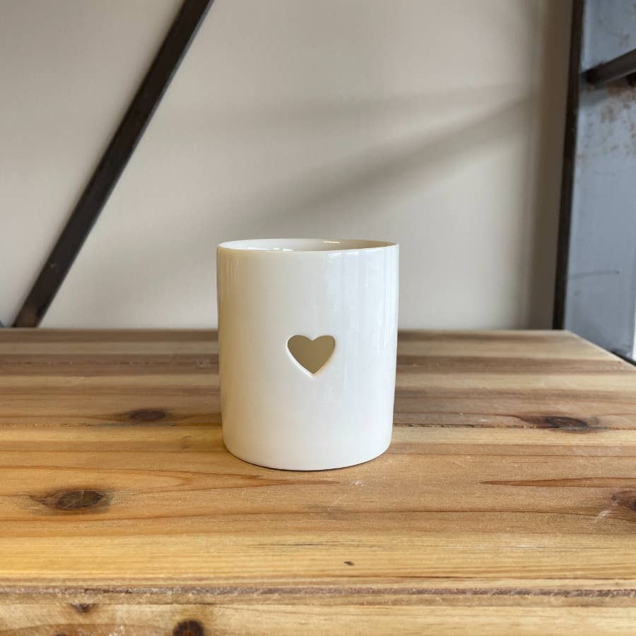 Porte-lampe en forme de cœur simple, 8 cm