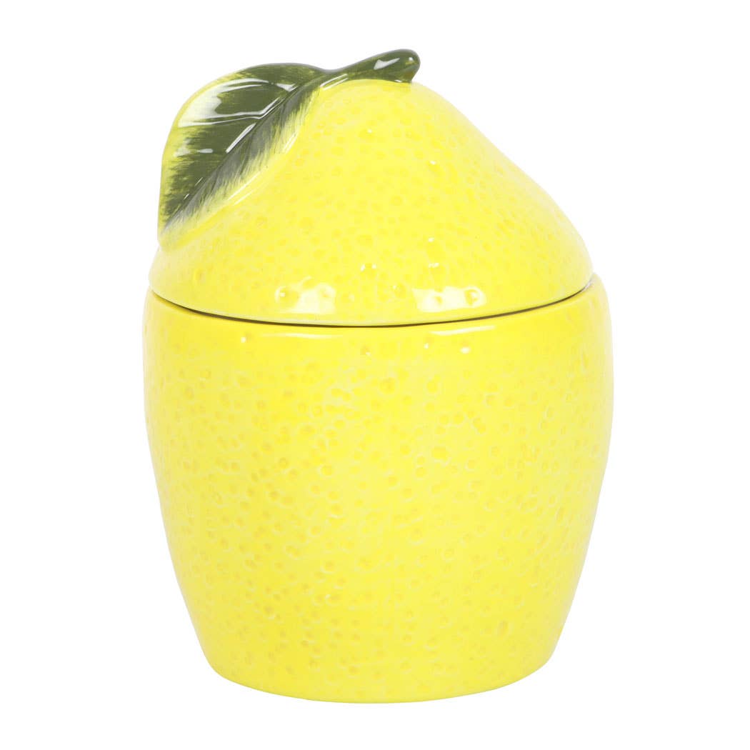 Brûleur à huile et chauffe-cire jaune citron