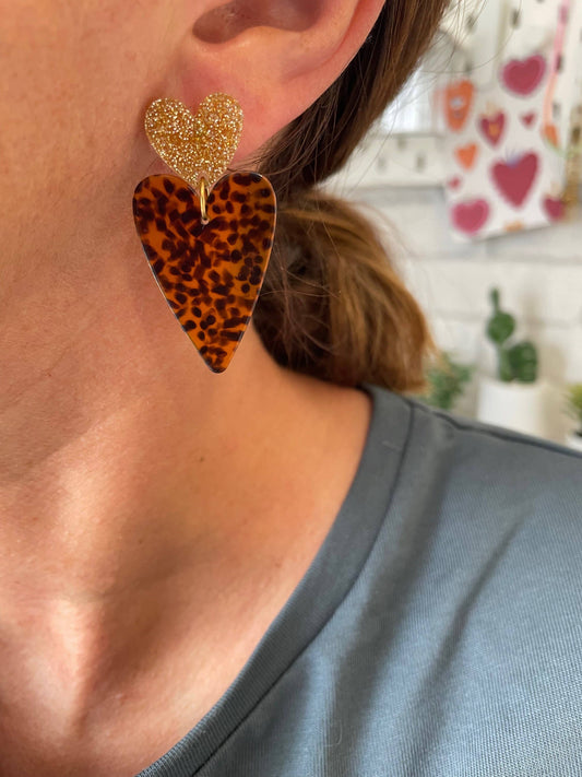 Cuba Léo-Glitter Or, Boucles D’Oreilles