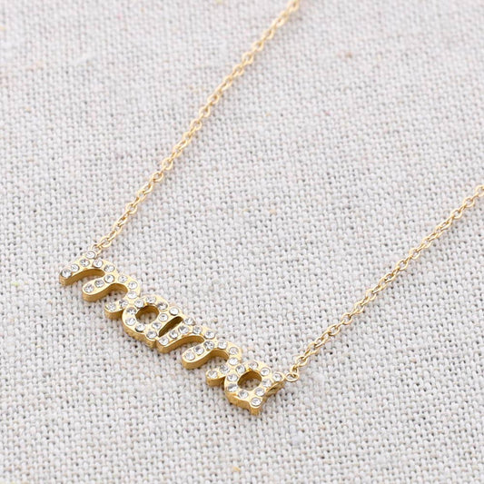 Collier en acier Mama Cristales: Multicolore