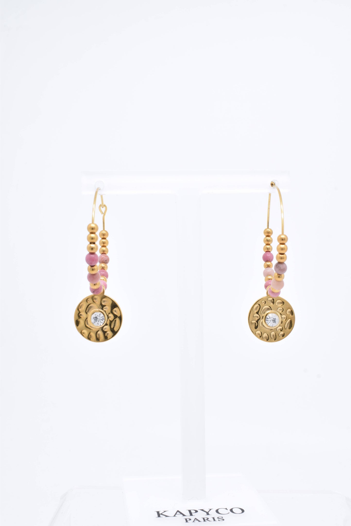 BOUCLES D'OREILLES - BO100118OR: Vert