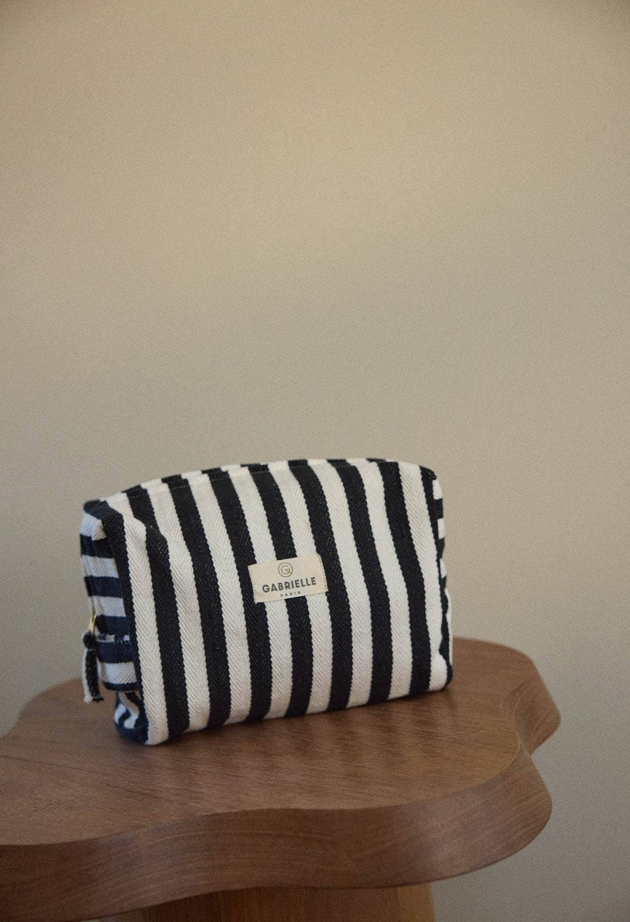 Trousse de toilette Rayures Noires