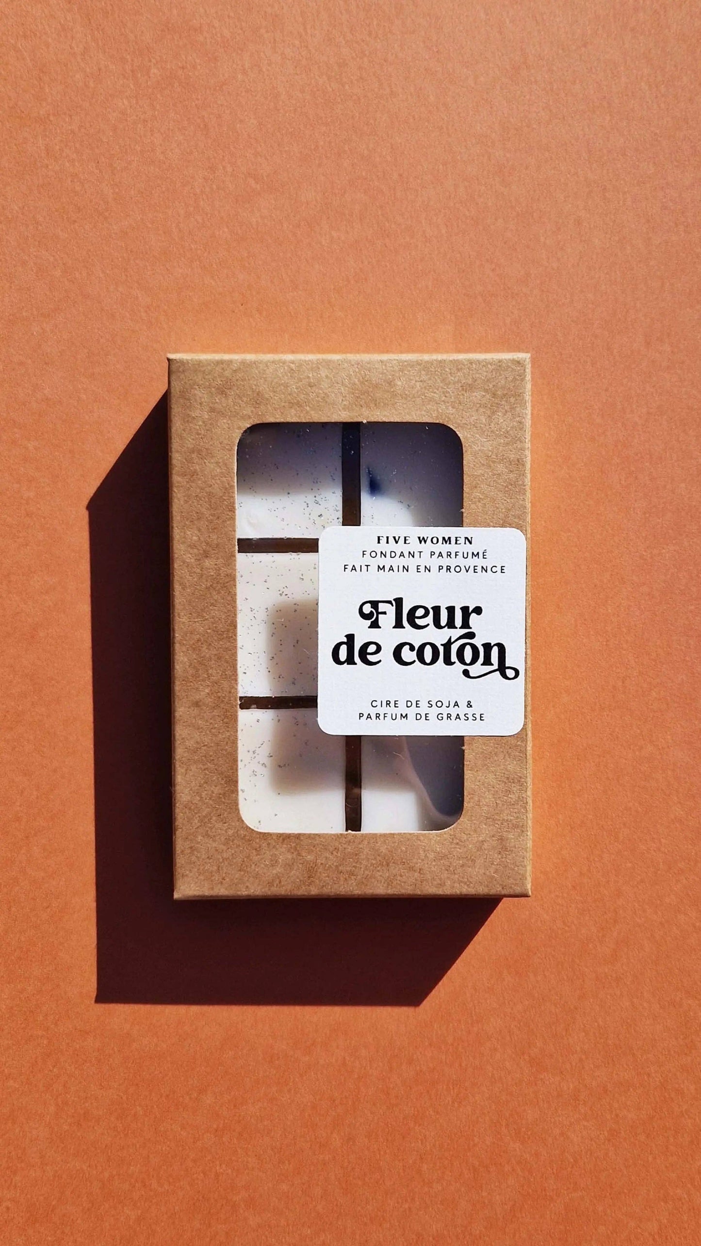 Fondants de cire parfumée Fleur de coton