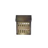 Maison Décorative en Laiton Antique – Moyenne Taille