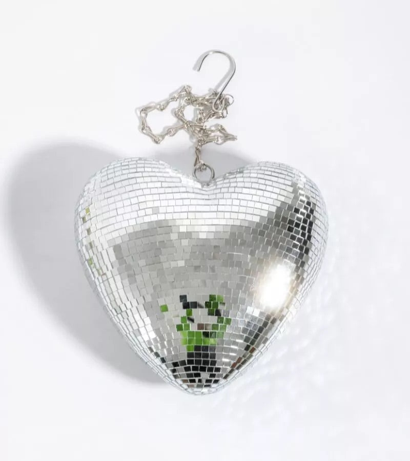 Coeur disco à facette