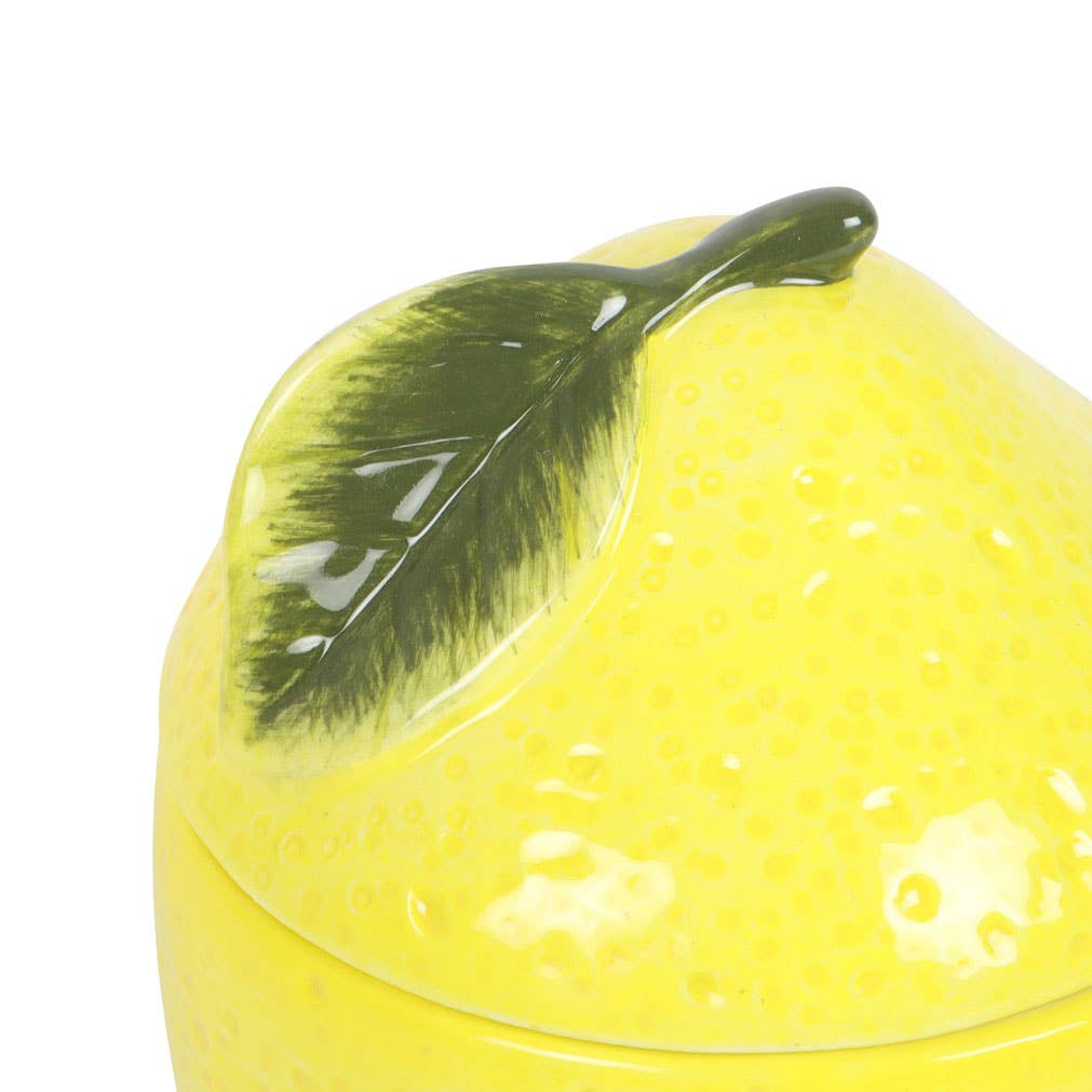 Brûleur à huile et chauffe-cire jaune citron