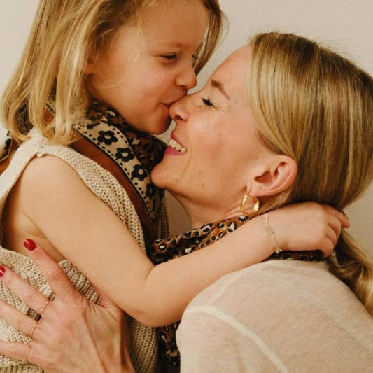 Foulard léopard - Mon petit indispensable léo brown