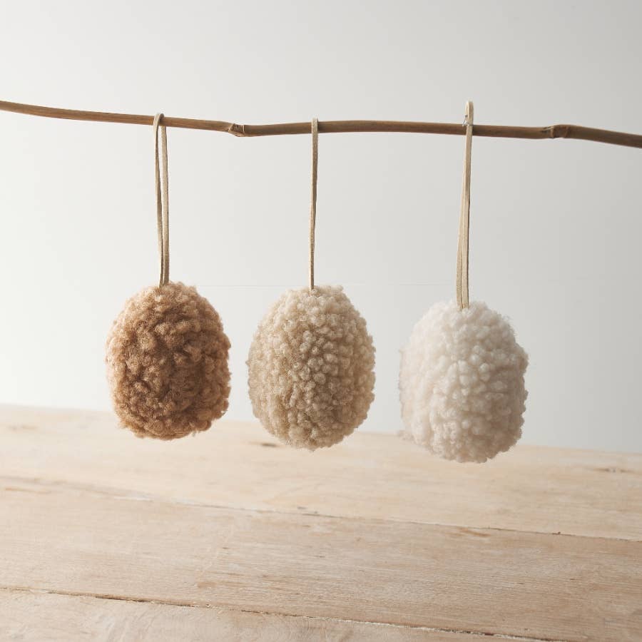3/assortiment d'œufs à suspendre Sherpa