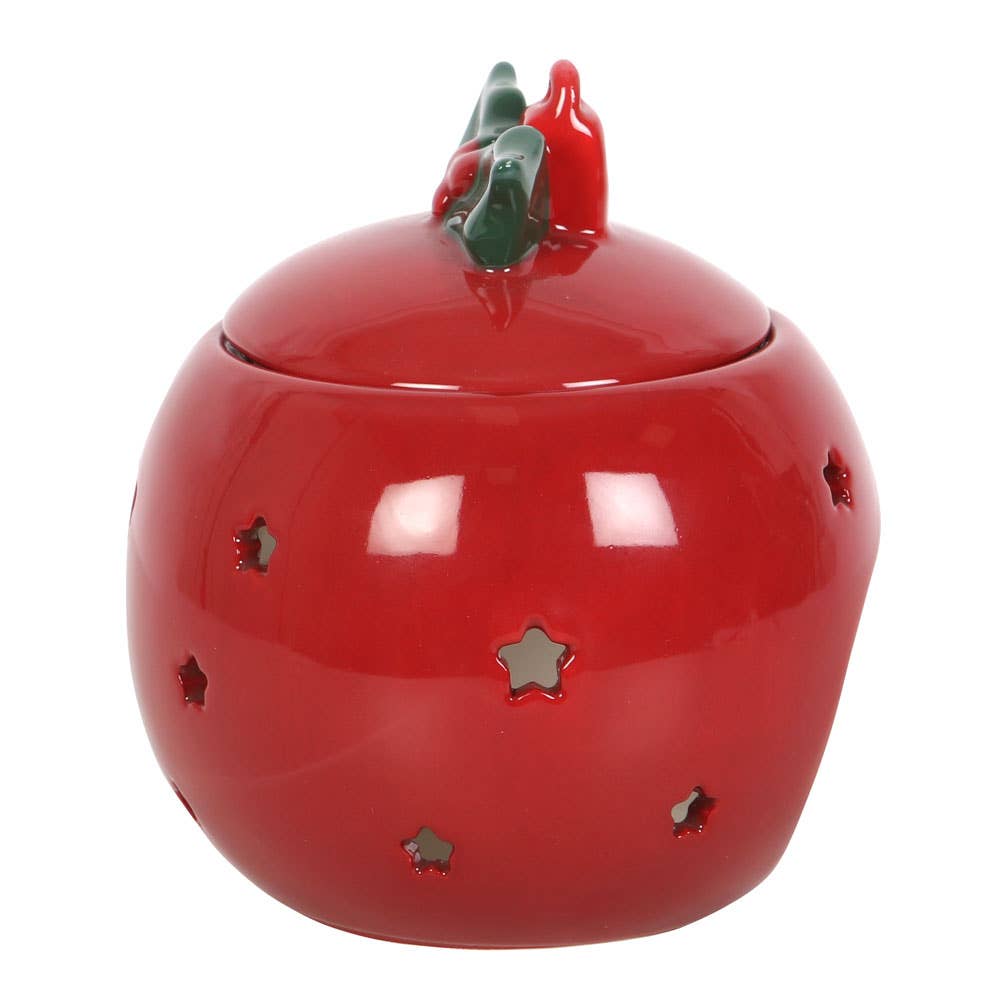 Boule à mazout en forme de boule de Noël rouge