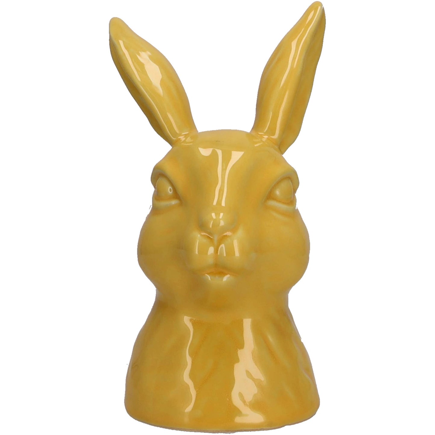 Tête de lapin en céramique Aimar, L13,5cm, l12cm, H21cm, Ge