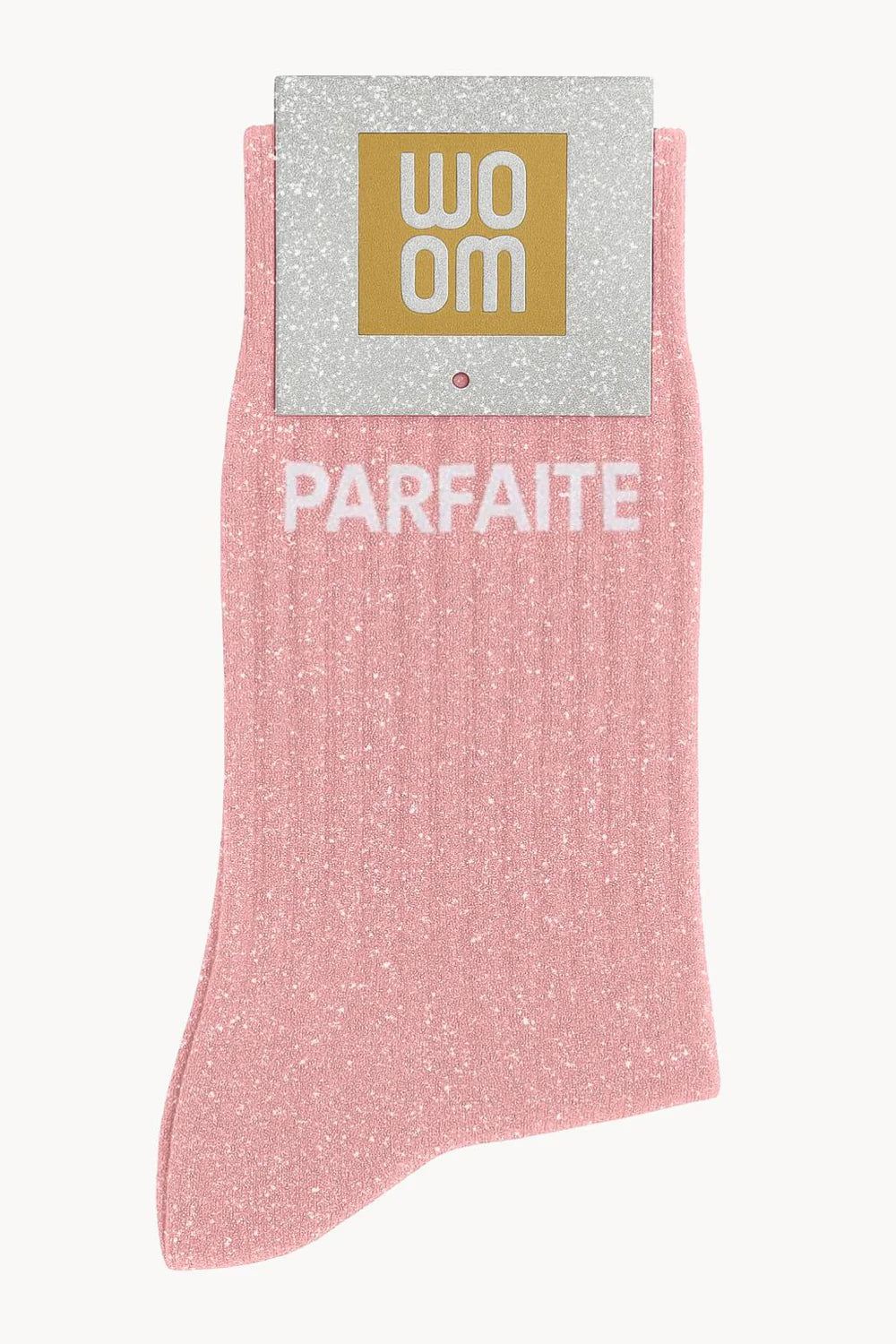 Chaussettes à Paillettes "Parfaite" Rose - Taille 36-40