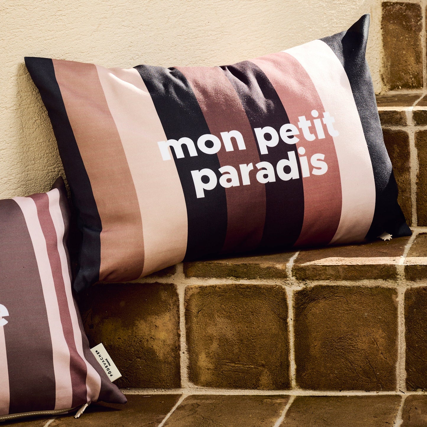 Coussin extérieur Stripe Paradis 40x60 cm