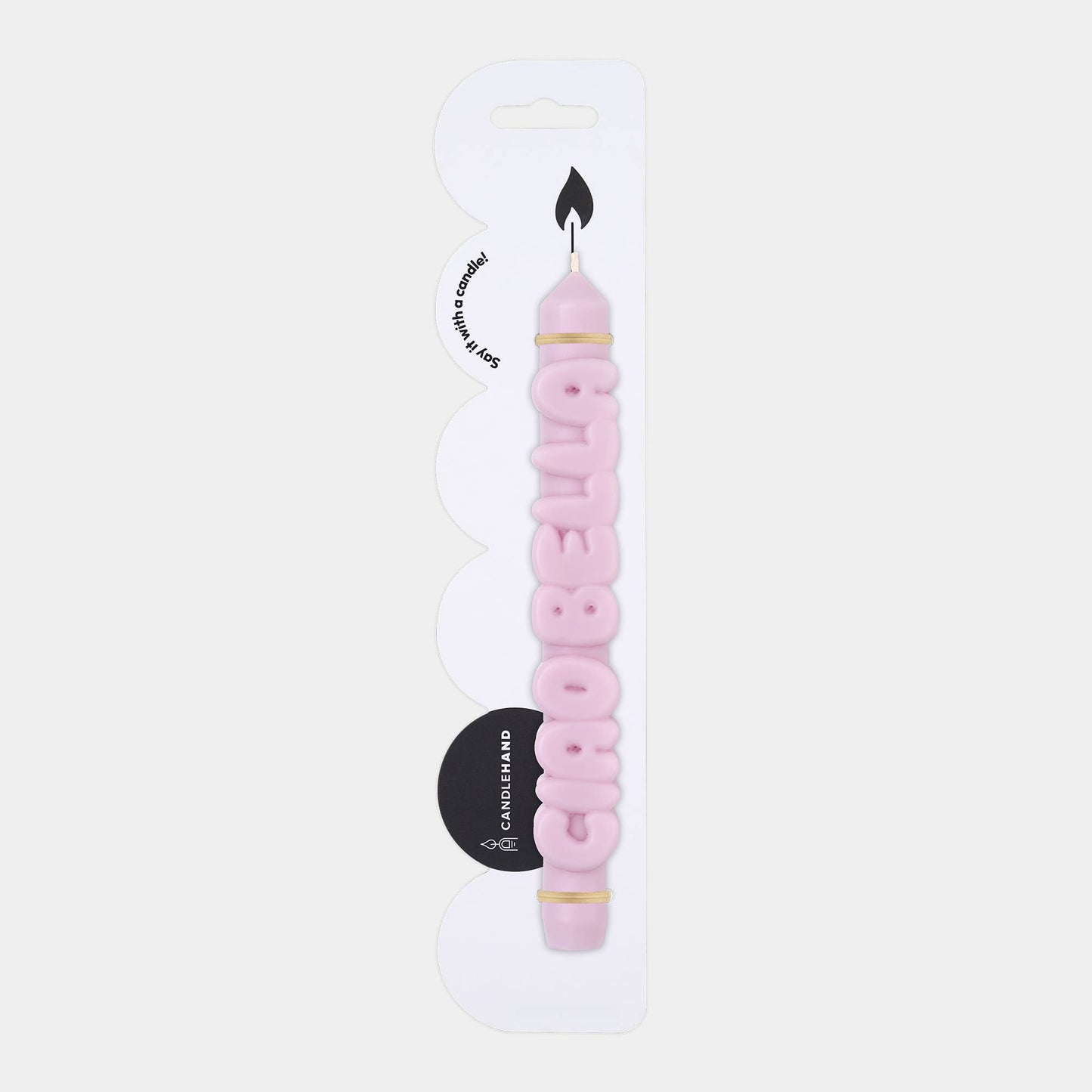 Bougie conique CIAO BELLA - Fait main - Bougies coniques 3D: Lilas