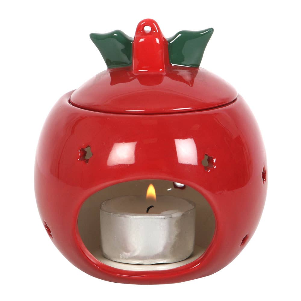 Boule à mazout en forme de boule de Noël rouge