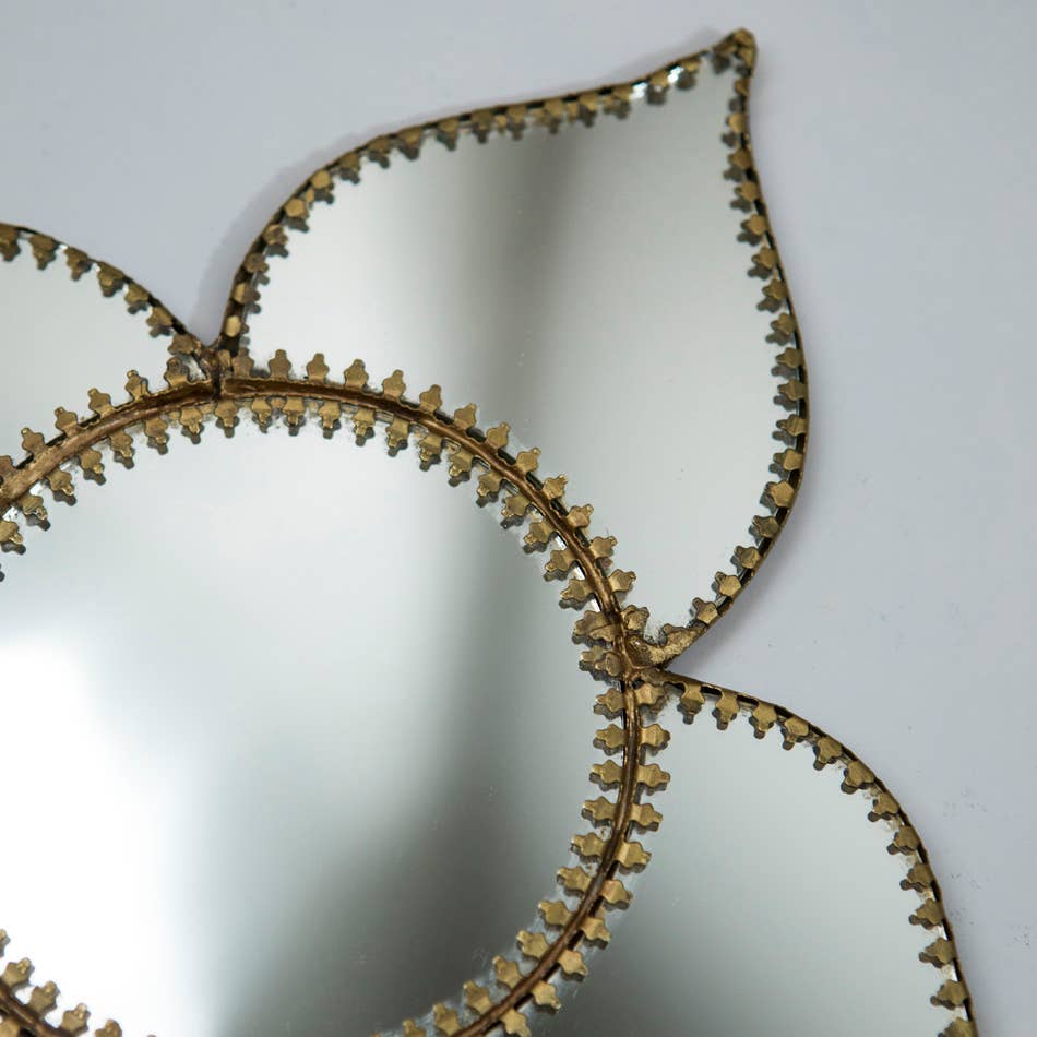 Miroir à fleurs