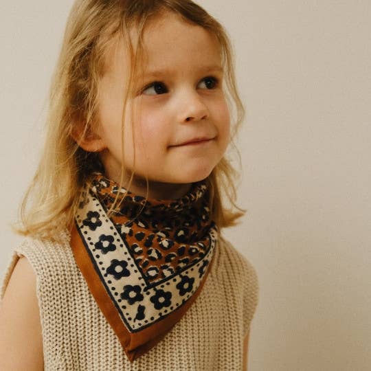Foulard léopard - Mon petit indispensable léo brown