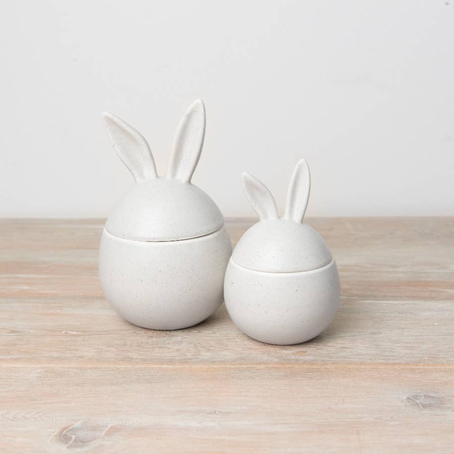 Pots en forme de lapin moucheté, 18 cm