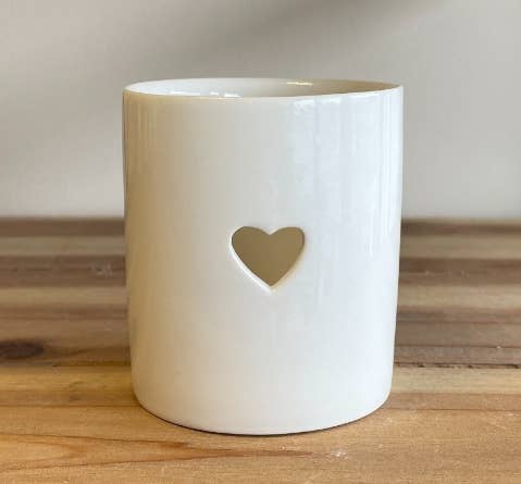 Porte-lampe en forme de cœur simple, 8 cm
