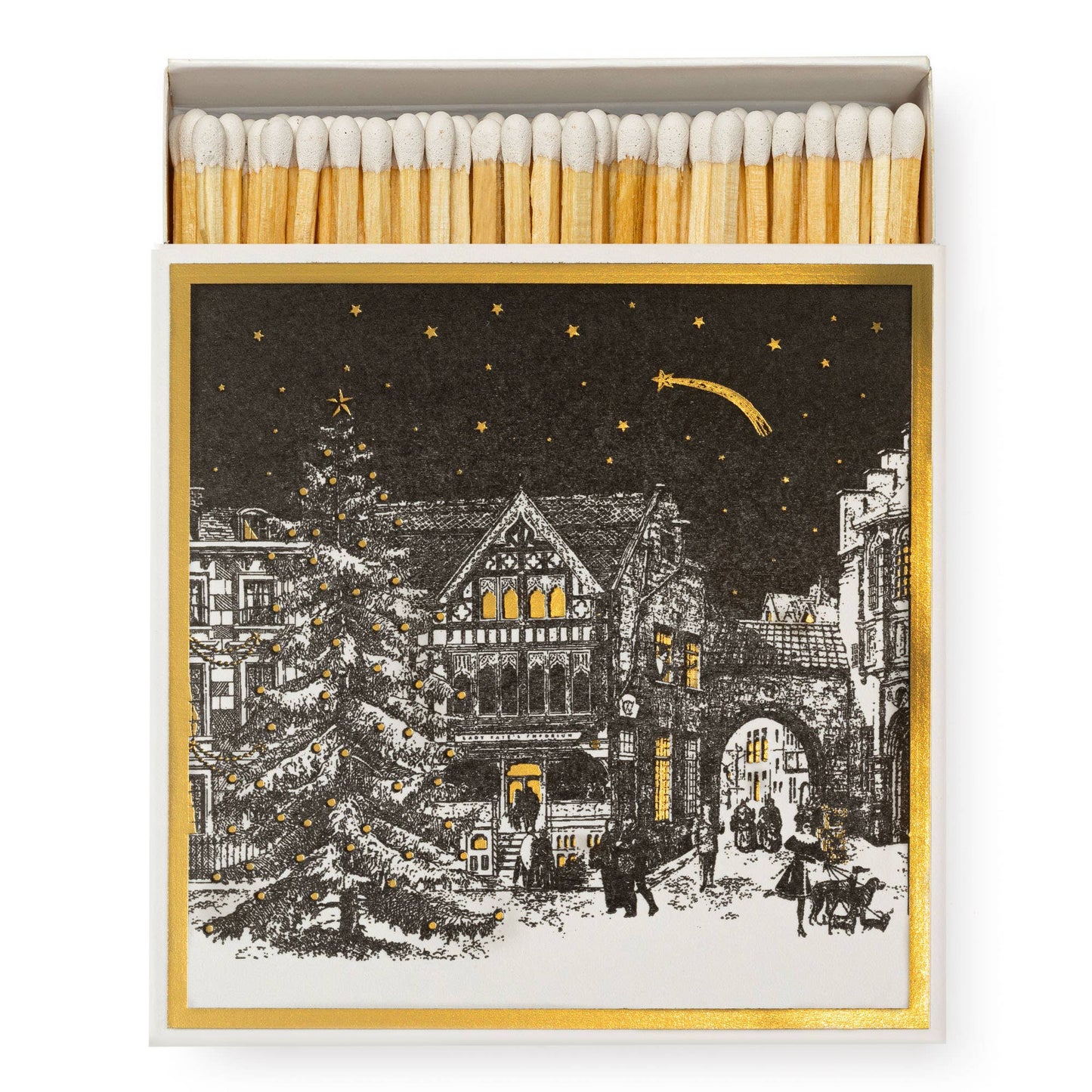 Starry Night | Square - Christmas Safety Matches đ