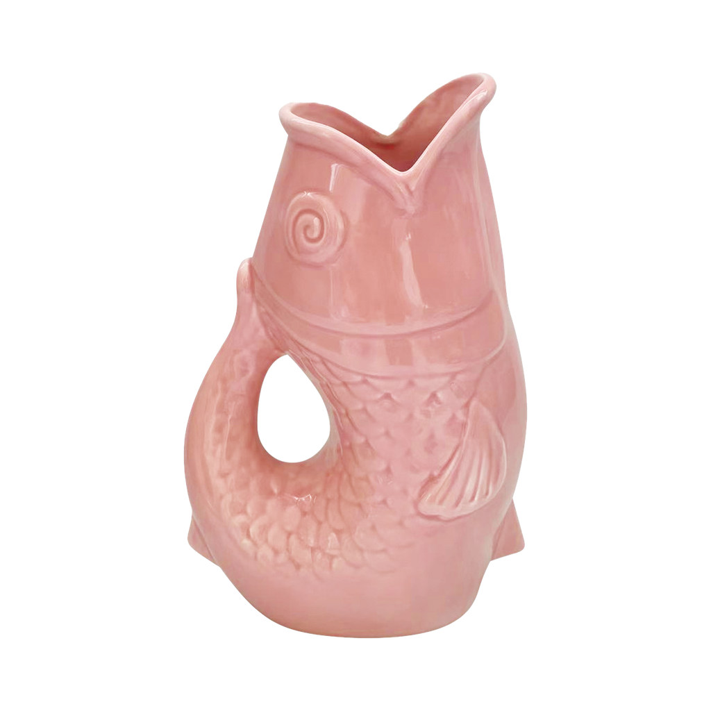 Vase pichet poisson gm rose