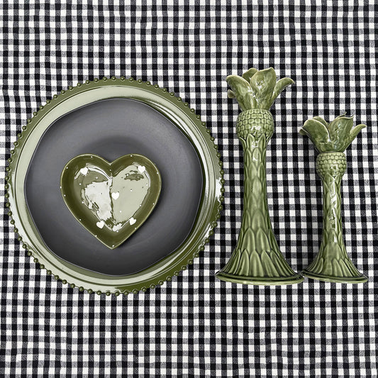 Bougeoir palmier GM vert