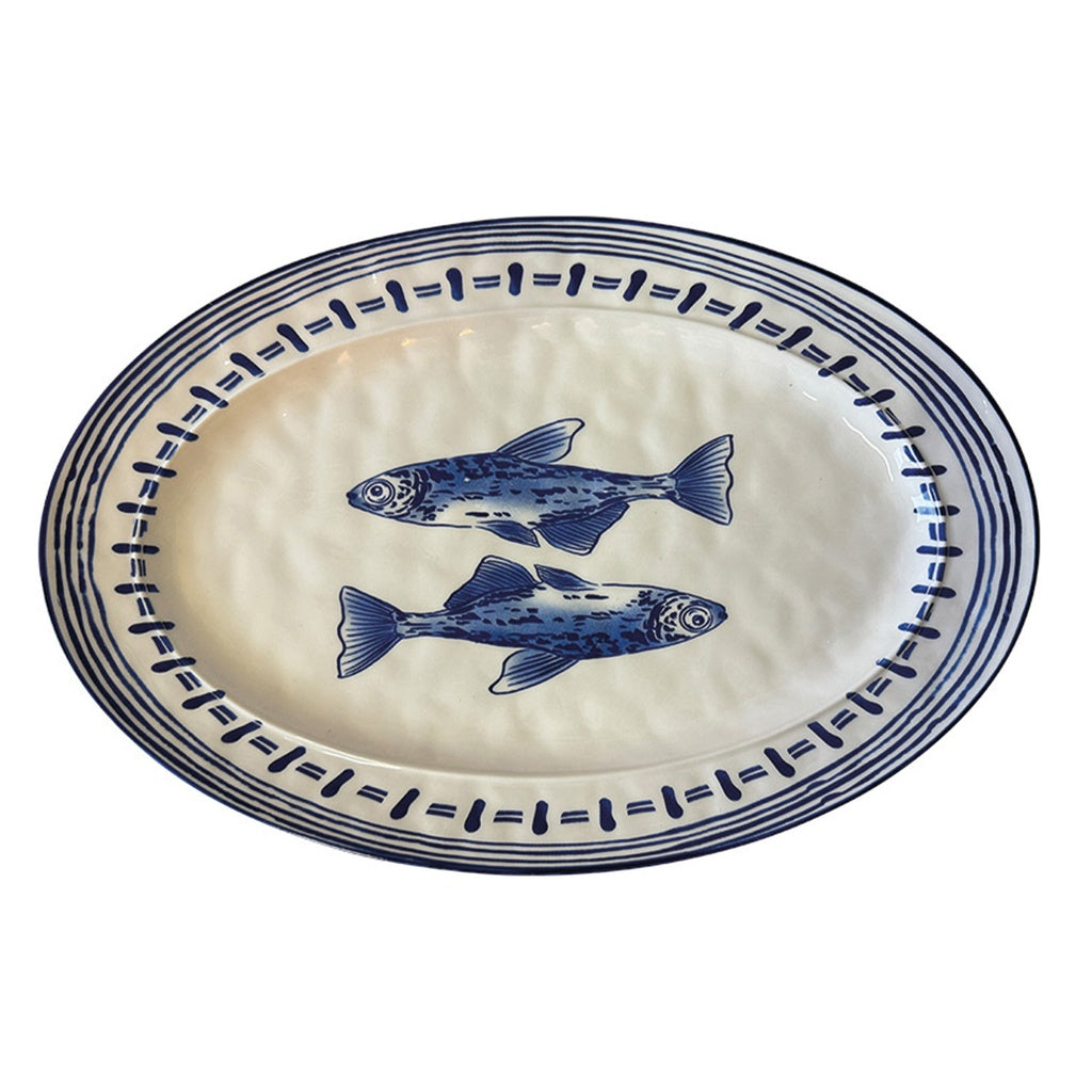 Plat ovale fish