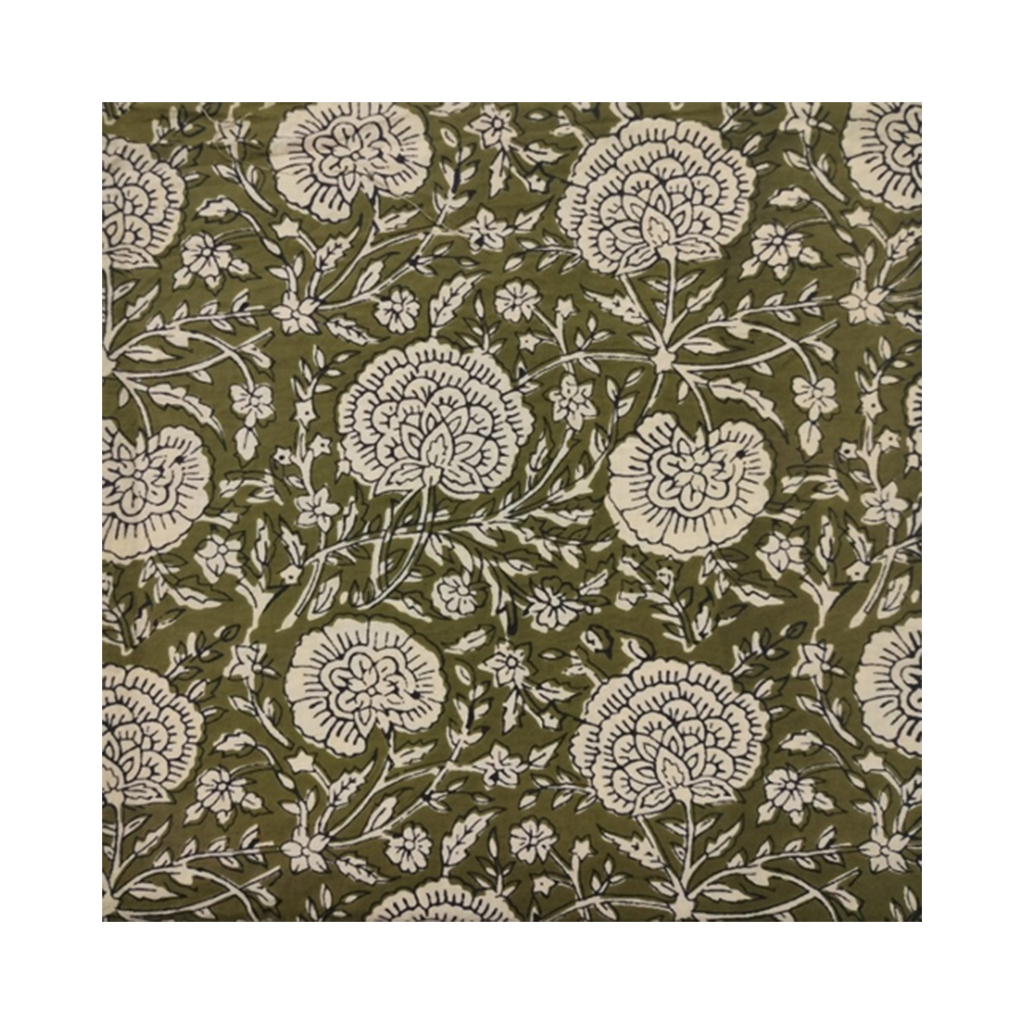 Nappe Print rectangle pipar kaki 160X250cm