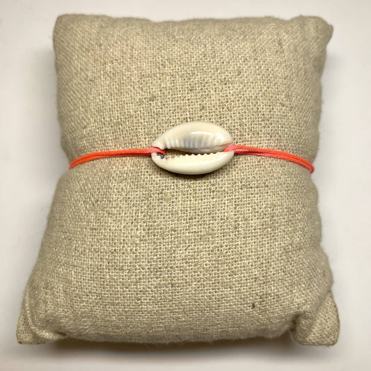 Bracelet Coquillage: Corail fluo / Femme