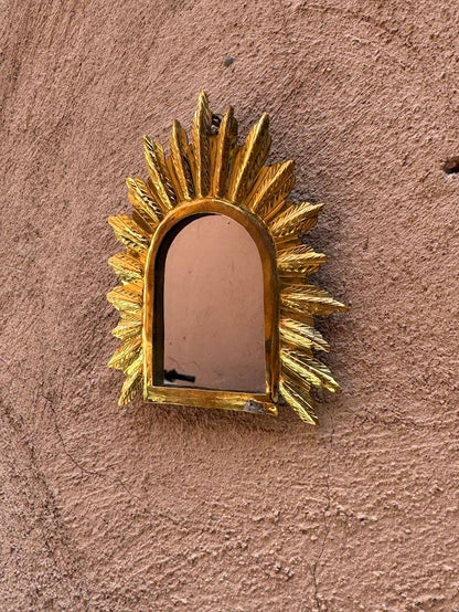 Miroir ARCH taille S, Laiton, or