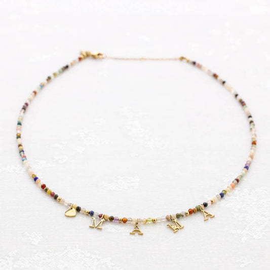 Collier Maman Acier: Multicolore