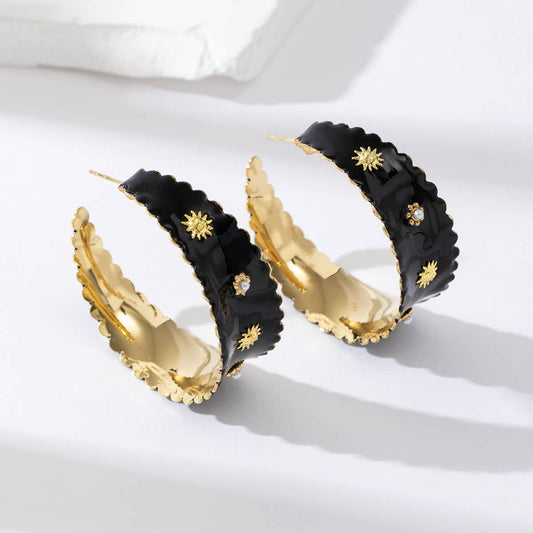 Boucles d'oreilles pendantes - Anouk: Beige / Tu [1]