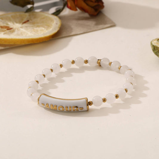 Bracelet - Harmonie: Blanc / Tu [1]