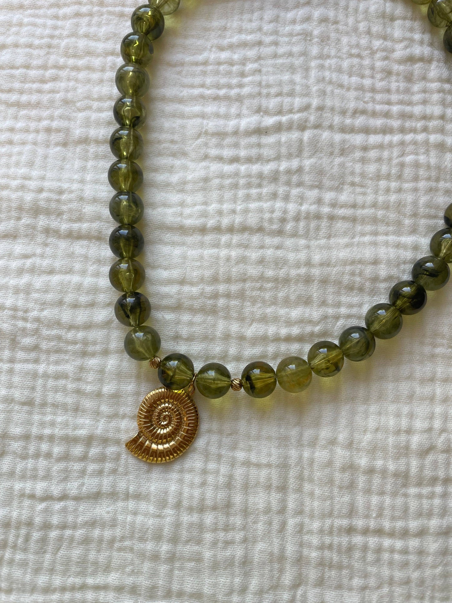 Collier Aventure – 5 variantes-Perles Acryliques Marbrées : Chocolat
