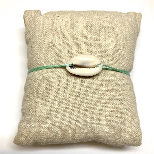 Bracelet Coquillage: Eau Vert / Femme