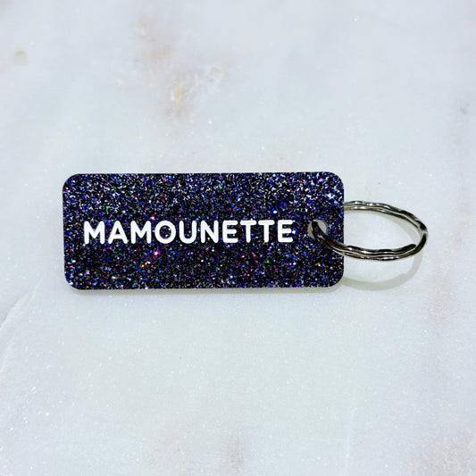 MAMOUNETTE Porte-clés à paillettes