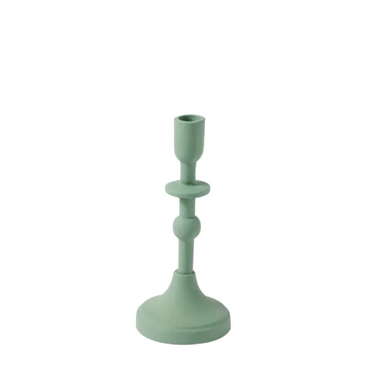 Bougeoir Solar - 20 cm - Vert de Gris