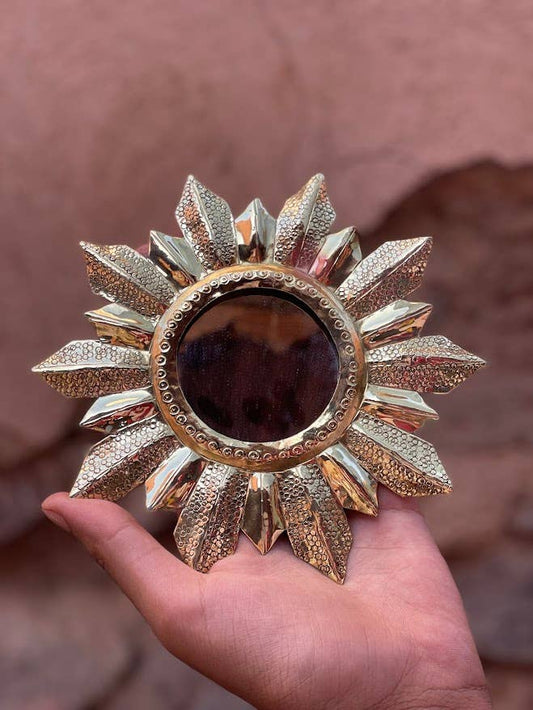 Miroir, étoile boréale, bronze