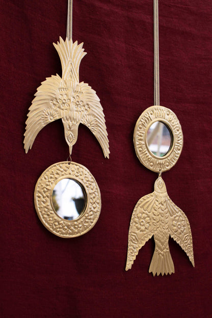 Colombes dorées - milagros mexicains - Ex-votos