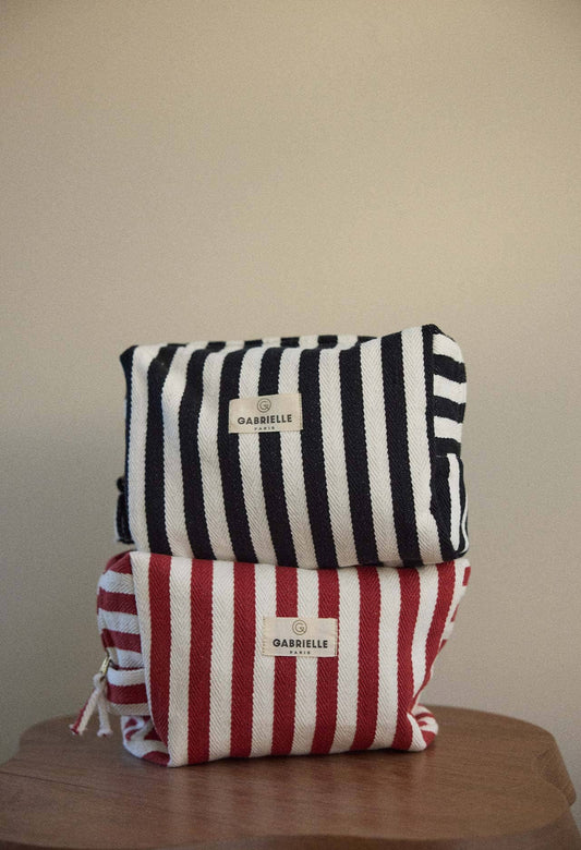Trousse de toilette Rayures Rouges