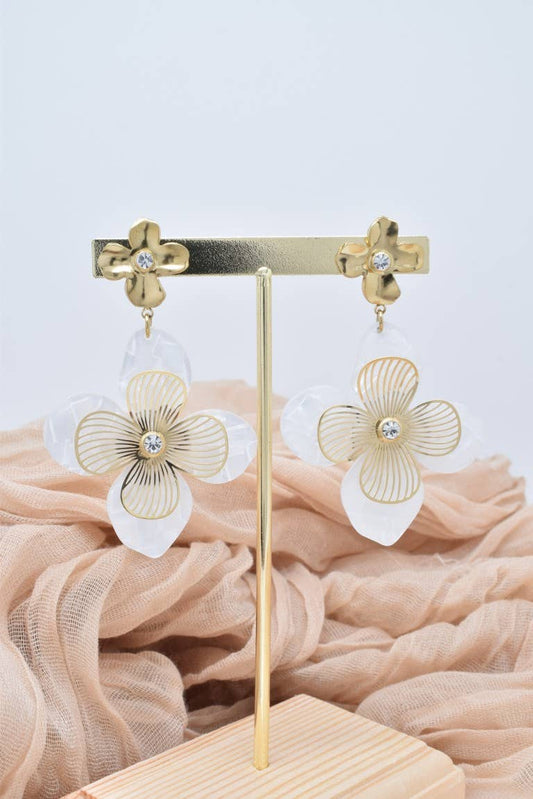 Boucles d'oreilles en acier inoxydable -BO100358OR