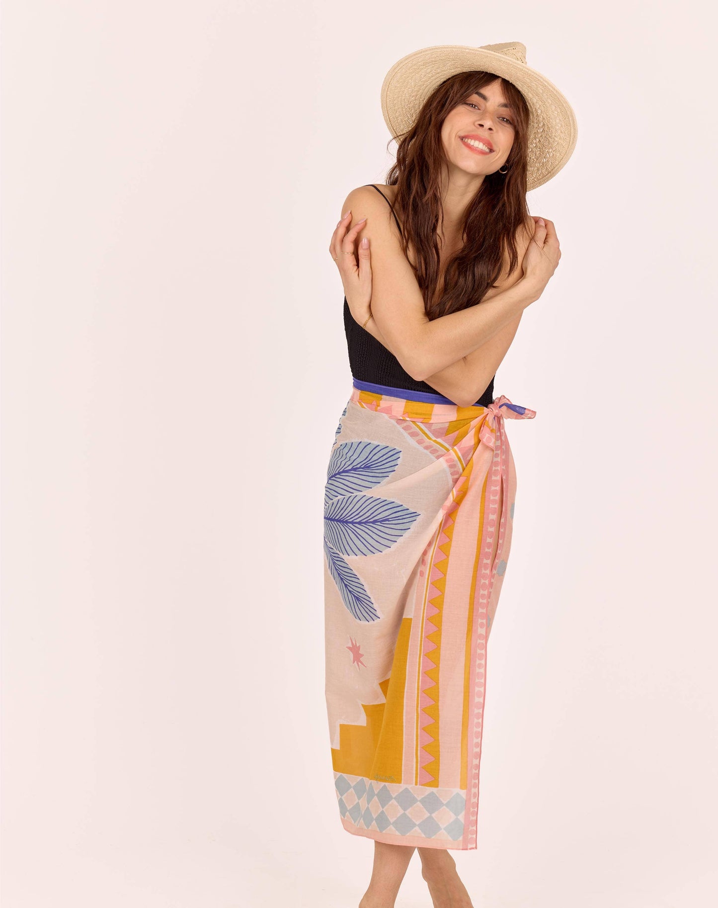 FOULARD COTON BLUE SKY RIAD