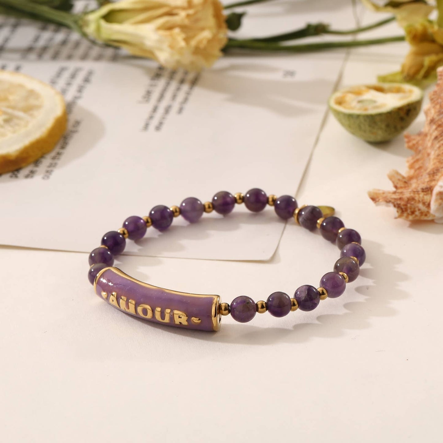 Bracelet - Harmonie: Blanc / Tu [1]