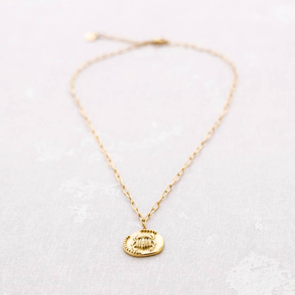 Collier en acier avec motif insecte: Dorado