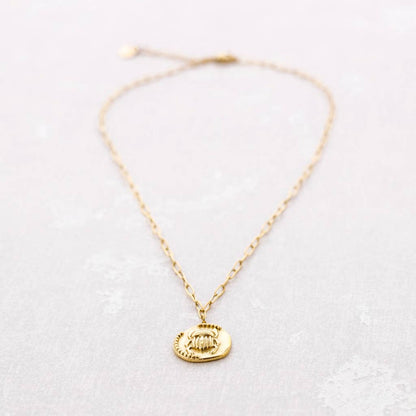 Collier en acier avec motif insecte: Dorado