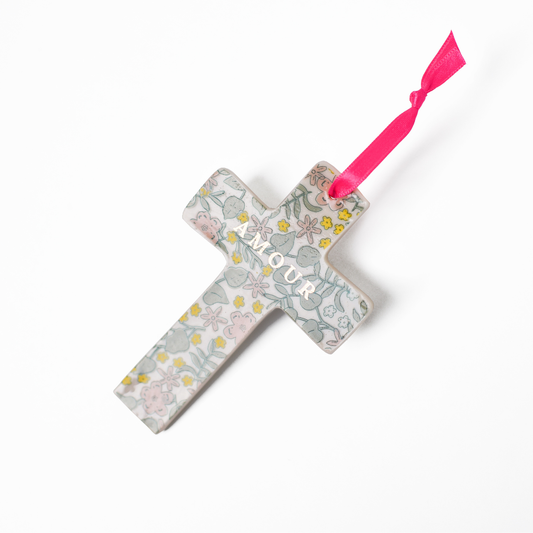 Croix Murale Lily: Amour
